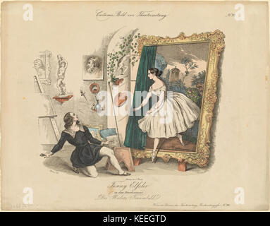 Fanny Elssler in dm Divertissement des Malers Traumbild. (NYPL b 12176078 5134459) Stockfoto