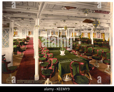 Grosser Kurfurst, Esszimmer, erste Klasse, Norddeutscher Lloyd, Royal Mail Dampfer LCCN 2002720838 Stockfoto