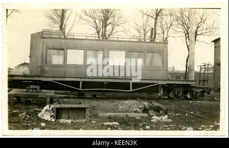 12 Engineer Regiment, Stacheldraht Pkw auf der M.F.U. Linie, St. Mihiel, Frankreich; in der St. Mihiel Salient erfasst Stockfoto