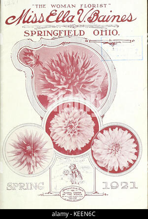 Die Frau florist Miss Ella V. Baines Springfield, Ohio (16148315339) Stockfoto