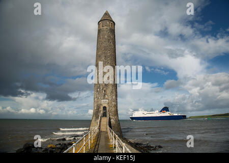 Memorial Tower in larne Nordirland Stockfoto