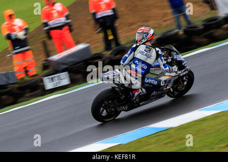 Melbourne, Australien. Oktober 2017. MotoGP Training 3 beim Michelin Australian Motorcycle Grand Prix 2017 beim Michelin Australian Motorcycle Grand Prix 2017, Australien am 21. Oktober 2017. Quelle: Dave Hewison Sports/Alamy Live News Stockfoto