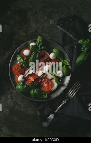 Italienische Caprese Salat Stockfoto