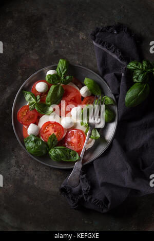 Italienische Caprese Salat Stockfoto