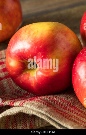 Raw roten Bio süß Tango gala Äpfel bereit zu essen Stockfoto