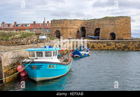 Die northumbrian Hafen von Beadnell, Northumberland, England, Großbritannien Stockfoto