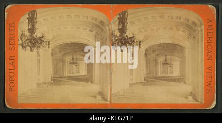 Hauptkorridor der Lobby des Senats Kammer, durch E. & h.t. Anthony (Firm) Stockfoto