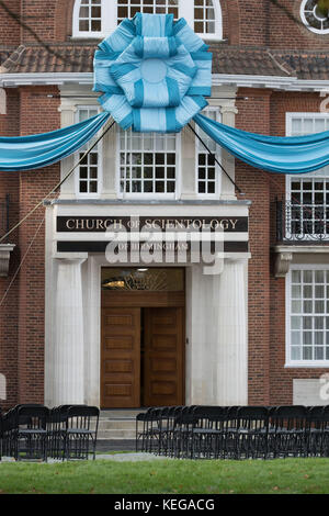 Eine neue Scientology-Kirche eröffnet an diesem Wochenende im Dorf Moseley, 10 Jahre nachdem das Grundstück Pitmaston House von der Kirche für &pound;4,200,000 im Jahr 2007 gekauft wurde. Stockfoto