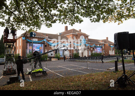 Eine neue Scientology-Kirche eröffnet an diesem Wochenende im Dorf Moseley, 10 Jahre nachdem das Grundstück Pitmaston House von der Kirche für &pound;4,200,000 im Jahr 2007 gekauft wurde. Stockfoto