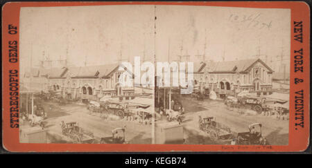 Fähre - New York, von Robert N. Dennis Sammlung von stereoskopische Ansichten Stockfoto