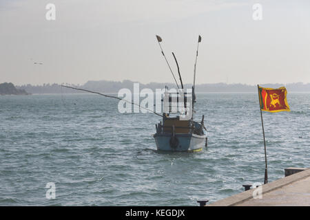 Kapparathota Anchorage Galle Südprovinz Sri Lanka Fischerboot Stockfoto