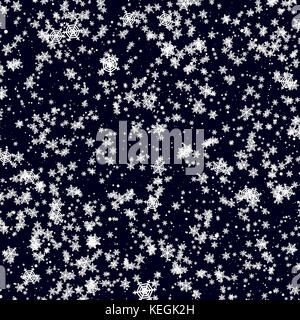 Schnee, Winter Hintergrund Stockfoto