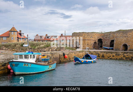 Die northumbrian Hafen von Beadnell, Northumberland, England, Großbritannien Stockfoto