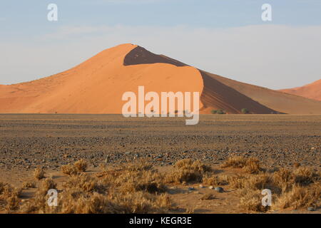 Big Daddy - höchsten Dünen am Sossusvlei - Unsere Sanddüne der Welt in Namibia Stockfoto