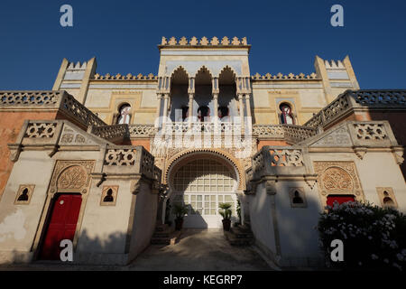 Villa Sticchi in Santa Cesarea Terme, Provinz Lecce, Apulien, Halbinsel Salento, Italien, Europa Stockfoto