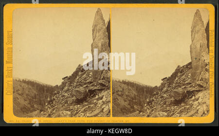 Grays Peak vom Gipfel des Gletscher-Berg, von James-Collier Stockfoto