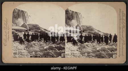 IceBridge, Niagara, fromRobertN. Denniscollectionofstereoscopicviews 13. Stockfoto