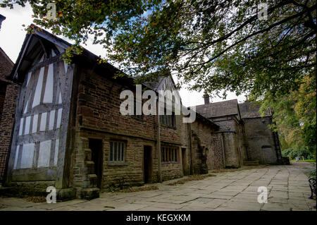 Smithills Hall, Bolton, Lancashire. Bild von Paul Heyes, Dienstag, 17. Oktober 2017. Stockfoto