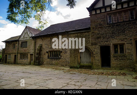 Smithills Hall, Bolton, Lancashire. Bild von Paul Heyes, Dienstag, 17. Oktober 2017. Stockfoto