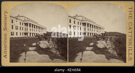 Catskill Mountain House und Lodge, aus Robert N. Dennis Sammlung von stereoskopischen Ansichten Stockfoto