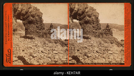 Arch Rock, Santa Monica Bay, Cal, von Taber, I. W. (Jesaja West), 1830 1912 Stockfoto