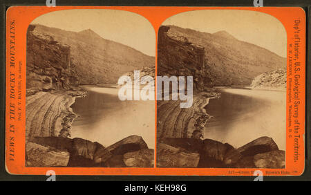 Green River, Bohrung von Brown, Jackson, William Henry, 1843 1942 Stockfoto