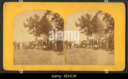 5 Maine Regiment Association. 6. jährliche Reunion, Portland, 30. Juli 1873, von Robert N. Dennis Sammlung von stereoskopische Ansichten Stockfoto