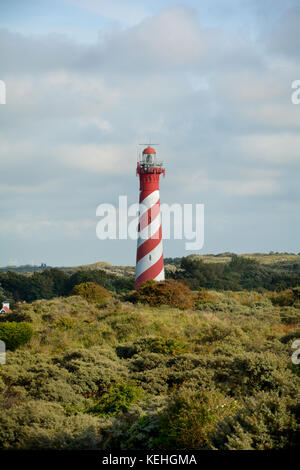 Weg zum 53 Meter hohen Leuchtturm westerlichttoren in Nieuw haamstede in den Niederlanden auf Zeeland Stockfoto