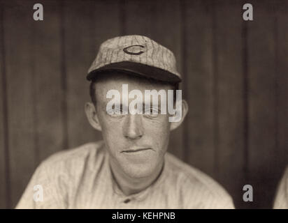 Johnny Evers, Major League Baseball player, Chicago Cubs, Kopf und Schultern Portrait von Paul Thompson, 1910 Stockfoto