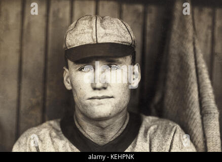 Walter Johnson, Major League Baseballspieler, Washington Senators, Head and Shoulders Portrait von Paul Thompson, 1910 Stockfoto