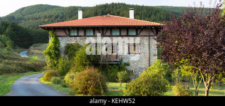 Casa Rural Ametzola Hotel traditionelle baskische Architektur in der baskischen Biskaia Region in Nordspanien Stockfoto