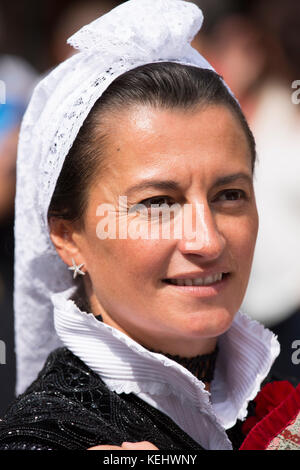 Traditionellen Fiesta bei Villaviciosa in Asturien, Nordspanien Stockfoto