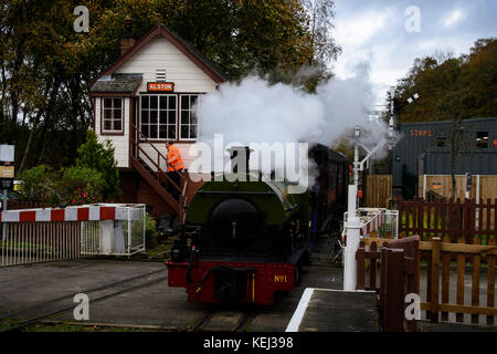 Stock Foto - South Tynedale Railway ist eine erhaltene, 610mm (2 ft) Schmalspurbahnen Museumsbahn im Norden von England und ist Englands höchste Schmalspurbahn. © hugh Peterswald/alamy Stockfoto