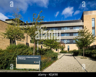 Fakultät für Werkstoffwissenschaft und Metallurgie Gebäude (2013) auf der West Cambridge site der Universität von Cambridge, Großbritannien. Architekten NBBJ Stockfoto