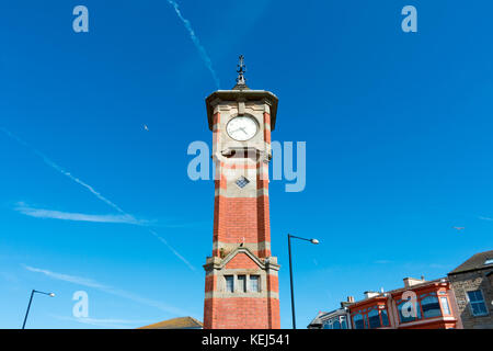 Morecambe Clock Tower, berühmten denkmalgeschützten Gebäude in Morecambe, Lancashire, England. Stockfoto