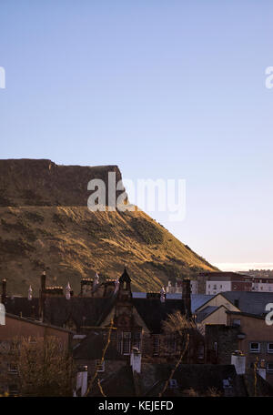 Arthurs Seat und Felsen Landschaft, Schottland Stockfoto
