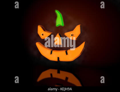 3D-rendering Kürbis für Halloween Stockfoto