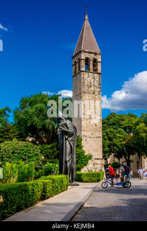 Arnira Glockenturm in der Altstadt von Split, Kroatien Stockfoto