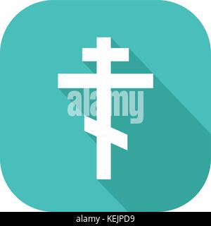 Symbol der orthodoxen Religion Symbol Stock Vektor