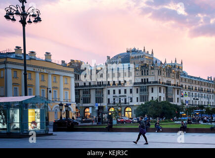 Moskauer Straßen Stockfoto