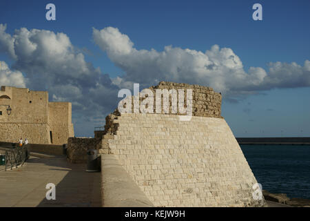 Karl III. Schloss in Monopoli, Apulien, Italien Stockfoto