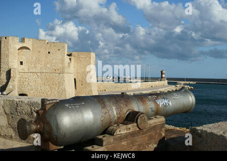 Karl III. Schloss in Monopoli, Apulien, Italien Stockfoto