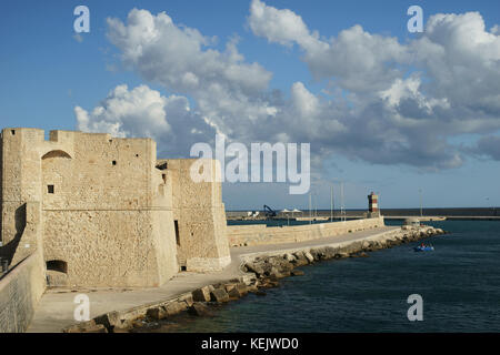 Karl III. Schloss in Monopoli, Apulien, Italien Stockfoto