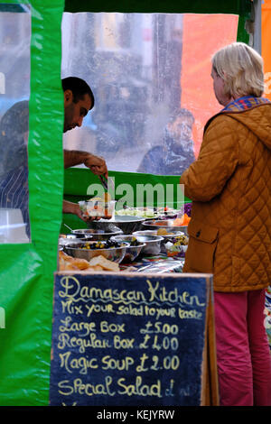 Untere Marsh Markt in der Nähe der Waterloo Station, SE1, London, Vereinigtes Königreich Stockfoto