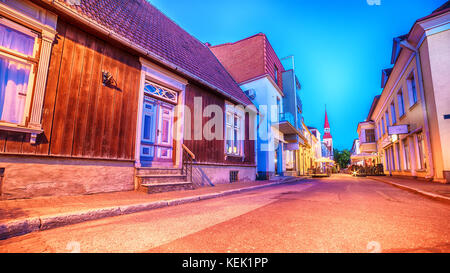 Pärnu, Estland, Baltikum: die Altstadt Stockfoto