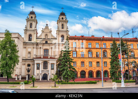 Minsk, Weißrussland: katholische Kathedrale Mariä Namen Stockfoto