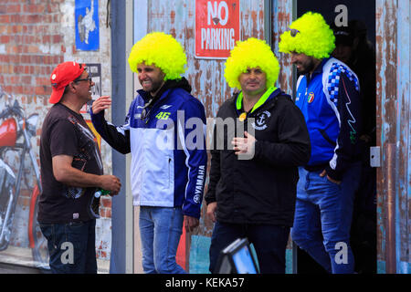 Melbourne, Australien. Oktober 2017. MotoGP-Fans beim Michelin Australian Motorcycle Grand Prix 2017 beim Michelin Australian Motorcycle Grand Prix 2017, Australien am 22. Oktober 2017. Quelle: Dave Hewison Sports/Alamy Live News Stockfoto
