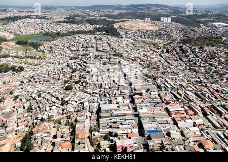 Luftaufnahme von Sao Paulo Metropolregion - Brasilien Stockfoto