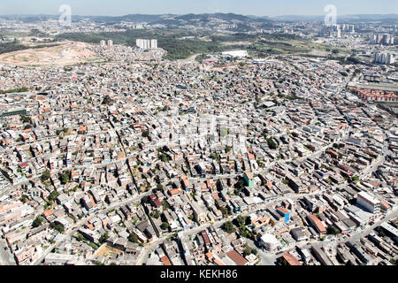 Luftaufnahme von Sao Paulo Metropolregion - Brasilien Stockfoto