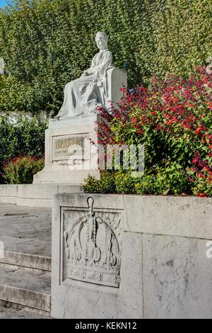 Wien, Volksgarten, Denkmal der Kaiserin Sissi (Kaiserin Elisabeth von Österreich) - Wien, Denkmal Kaiserin Sissi (Kaiserin Elisabeth von Österreich) Stockfoto